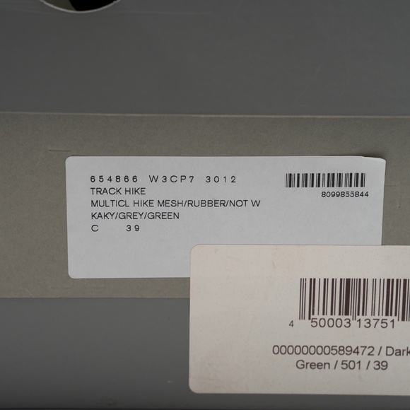 size 39 - Balenciaga Track Hike Boots High Grey Green Khaki - Picture 14 of 14